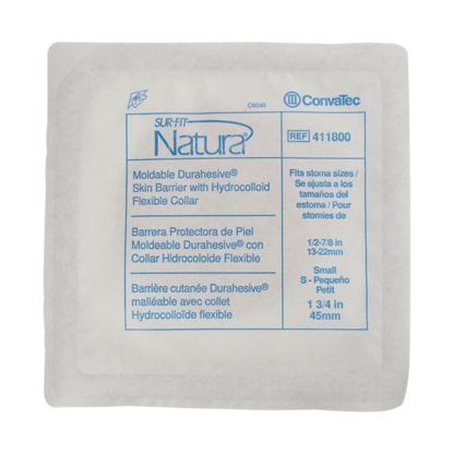 Sur-Fit Natura Durahesive Skin Barrier With Hydrocolloid Flexible Collar