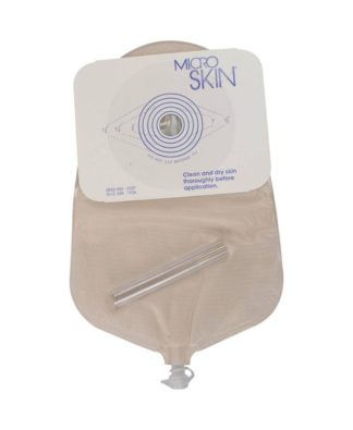 Cymed One-Piece Urostomy Pouch with MicroSkin Adhesive Barrier