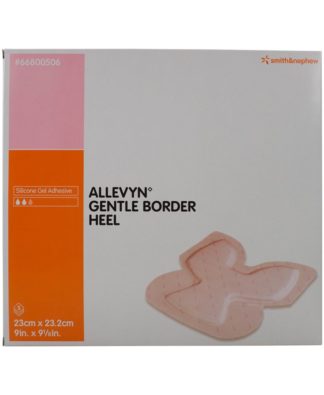 Allevyn Gentle Border Heel Foam Dressing