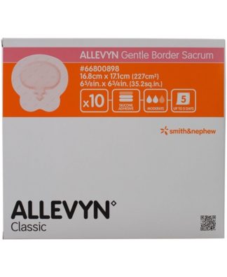 Allevyn Gentle Border Sacrum Foam Dressing