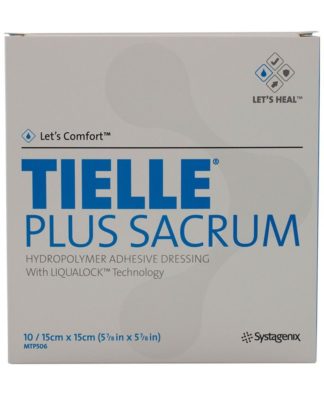 Tielle Plus Adhesive Sacrum Foam Dressing