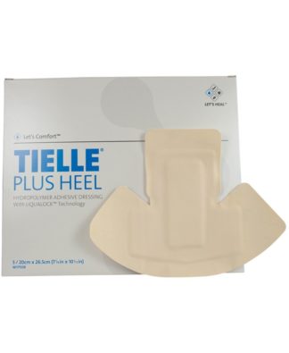 Tielle Plus Adhesive Heel Foam Dressing