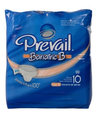 Prevail Maximum Absorbency Bariatric Briefs