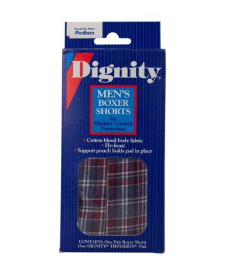 Dignity Washable Men's Boxer with Built-In Protective Pouch