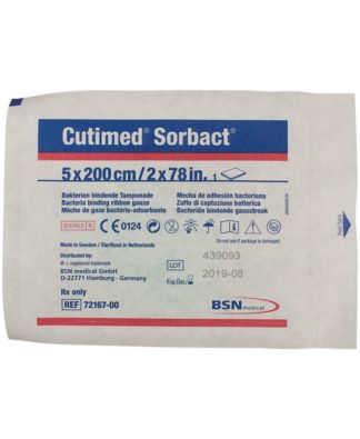 Cutimed Sorbact Ribbon Gauze