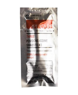 Aplicare Povidone-Iodine Swabsticks