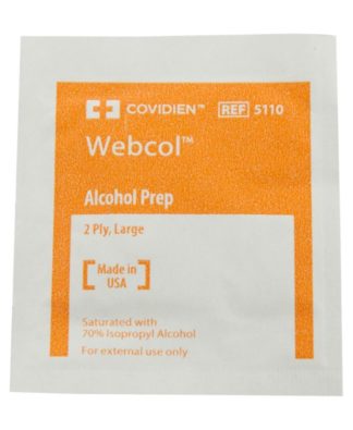 Webcol Alcohol Prep Pads