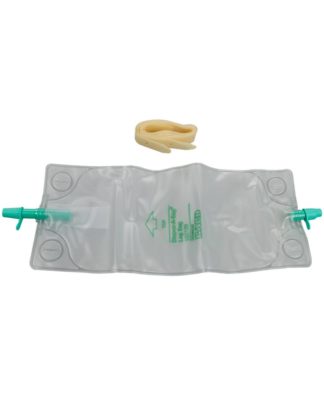 DISPOZ-a-BAG Urinary Leg Bag With Rubber Cap