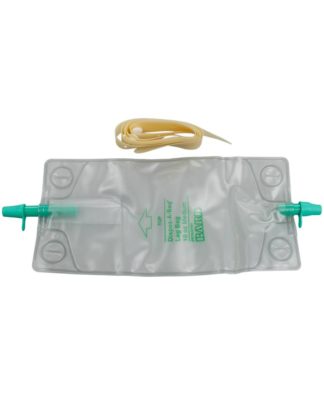 BARDIA Urinary Leg Bag With Rubber Cap