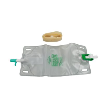 DISPOZ-a-BAG Urinary Leg Bag With Flip-Flo Valve-Latex Straps