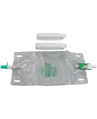 DISPOZ-a-BAG Urinary Leg Bag With Flip-Flo Valve-Fabric Straps