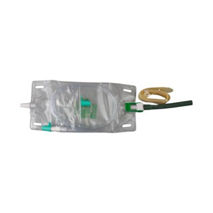 DISPOZ-a-BAG Urinary Leg Bag With Flip-Flo Valve with Tubing & Latex Straps