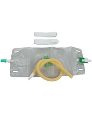 DISPOZ-a-BAG Urinary Leg Bag With Flip-Flo Valve-Latex Tubing