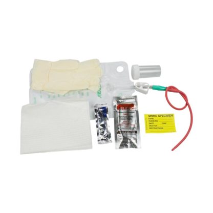 Bard Intermittent Tray Bi-Level Red Rubber and Preattached to a 1000ML Collection Bag