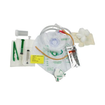 Lubricath Safety Flow Foley Catheter Tray