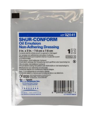 Shur-Conform Oil Emulsion Non-Adhering Dressing