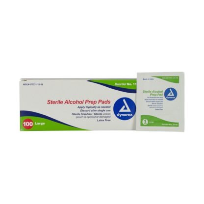 Dynarex Sterile Alcohol Prep Pads