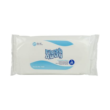 Dynarex Flush Away Flushable Wipes