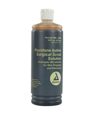 Dynarex Povidone-Iodine Scrub 7.5 % Iodine Solution