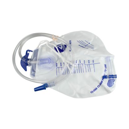 Dynarex Urinary Bed Side Drainage Bags with Drip Chamber