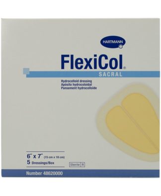 FlexiCol Hydrocolloid Dressing - Sacral