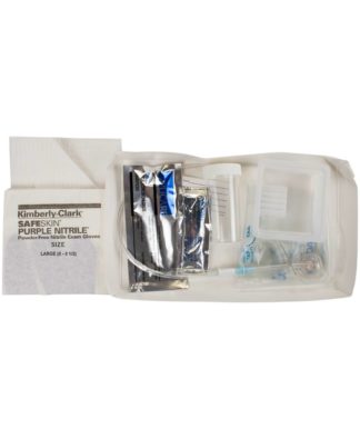 Dover Closed Urethral Tray with BZK Swab