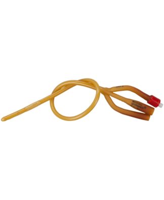 Dover 3-Way Latex Hydrogel Coated Foley Catheter