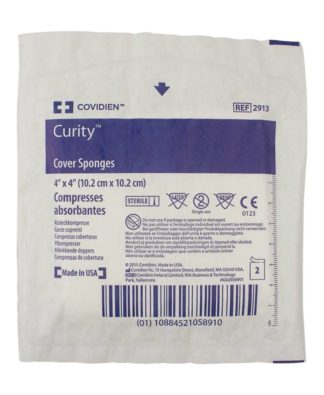 Curity Cover Sponges, Non-Woven, Sterile