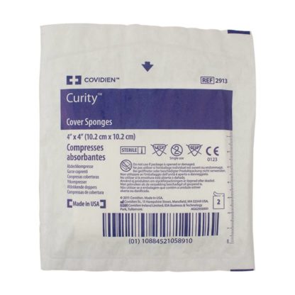 Curity Cover Sponges, Non-Woven, Sterile