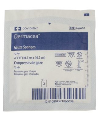 Dermacea Gauze Sponges, Sterile