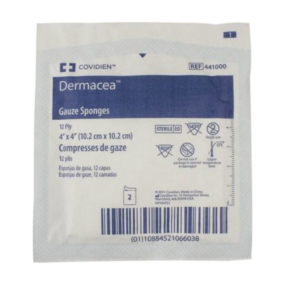 Dermacea Gauze Sponges, Sterile