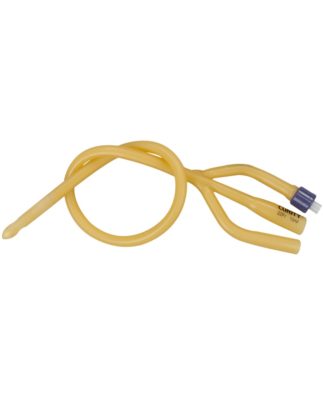 Dover 3-Way Latex Silicone Elastomer Coated Foley Catheter