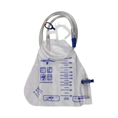 Medline Urinary Drain Bags with Slide Tap