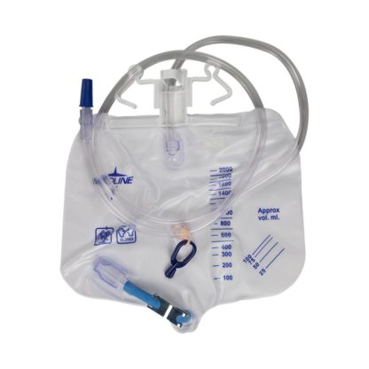 Medline Urinary Drain Bags with Metal Clamp