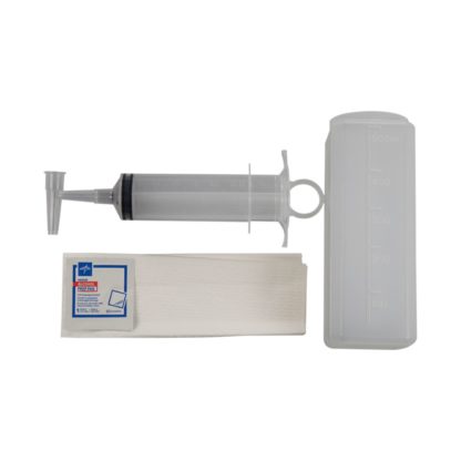 Medline Sterile Piston Irrigation Syringe Tray