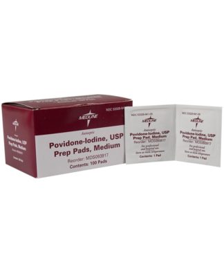 Medline Povidone-Iodine Prep Pads