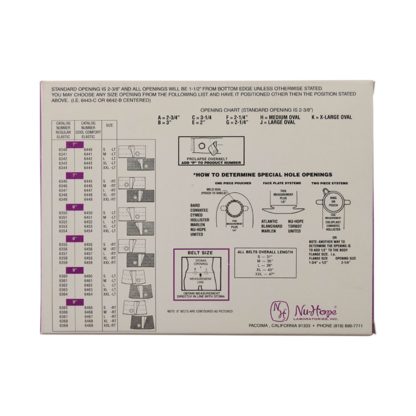 Nu-Form Support Belt, Cool Comfort Elastic, Right Sided Stoma