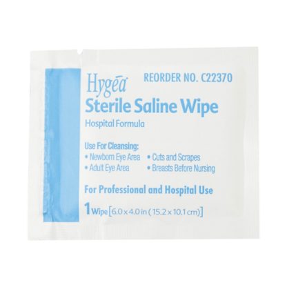 Hygea Sterile Saline Wipes