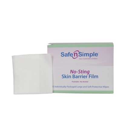 Safe n' Simple No Sting Skin Barrier Film - Large