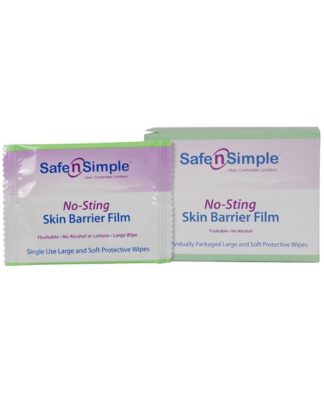 Safe n' Simple No Sting Skin Barrier Film - Large