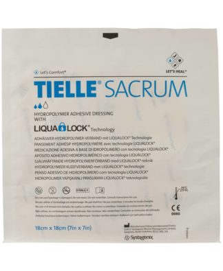 Tielle Adhesive Sacral Foam Dressing