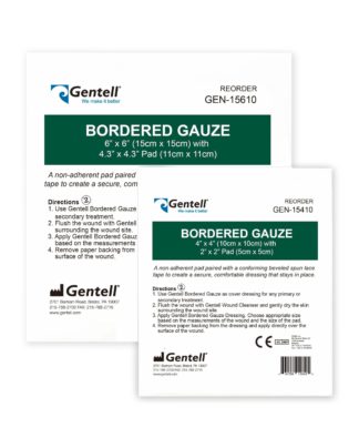 Gentell Bordered Gauze Dressing