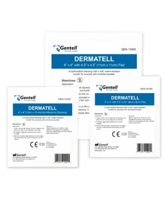 Dermatell Hydrocolloid Non-Bordered Dressing