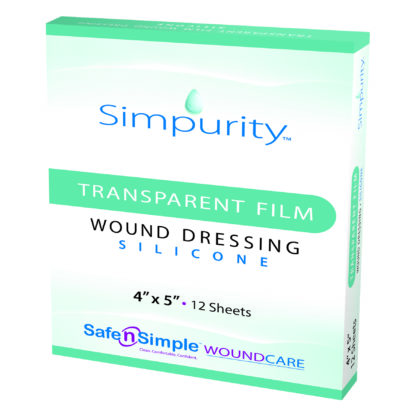 Simpurity Transparent Film Silicone Wound Dressing