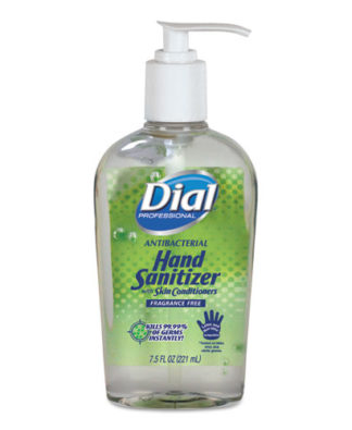 Dial Antibacterial Hand Sanitizer Gel with Skin Conditioners