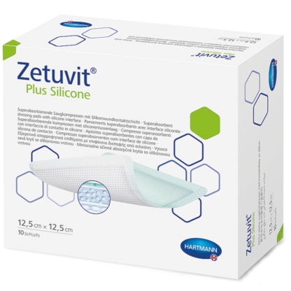 Zetuvit Plus Silicone Non-Bordered Dressing