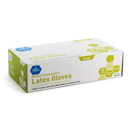 MedPride Powder Free Latex Exam Gloves