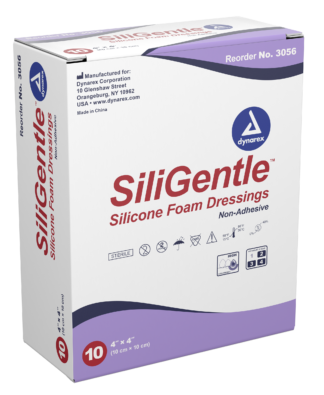 SiliGentle Non-Adhesive Silicone Foam Dressing