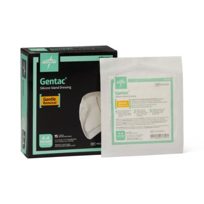 Gentac Silicone Adhesive Island Wound Dressing