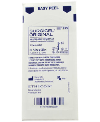 SURGICEL Original Hemostat 0.5x2 inch